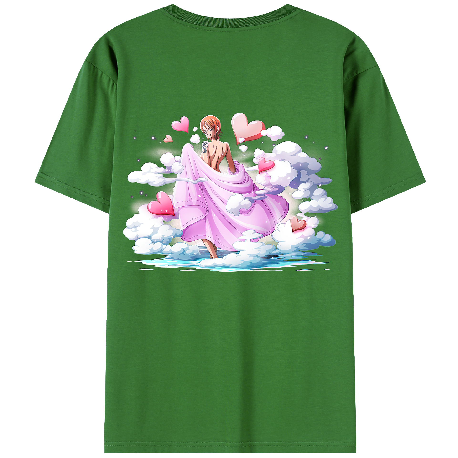 （画像用） ワンピース ナミ ONE PIECE Nami レディース半袖Tシャツ(バックプリント)